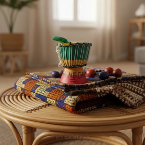 Maquette Car Rapide Sénégal Artisanal | Souvenir Dakar | Décoration Véhicule Ethnique